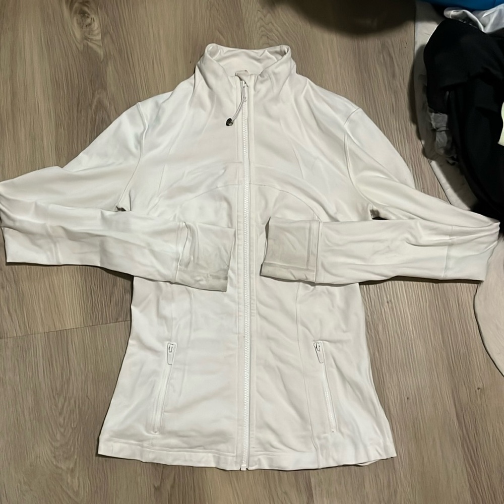 Lululemon define jacket white luon size 6